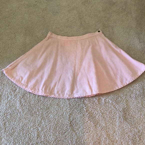 American Apparel Pink Corduroy Circle Skirt - Picture 2 of 4